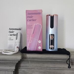 Pink and Blue Hair Styling Tool